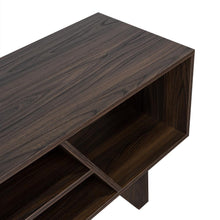 Mesa para TV Pisa, Nogal Europeo y Toquilla, para televisor máximo 65"