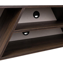 Mesa para TV Pisa, Nogal Europeo y Toquilla, para televisor máximo 65"