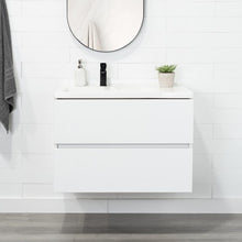 Mueble para Lavamanos Notam, Blanco Duqueza, con dos cajones