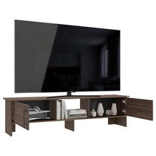 Mesa Para Tv Dago,Avellana, Para Televisor de Hasta 65 Pulgadas con dos puertas ZF