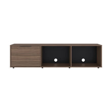 Mesa Para Tv Dorne, Avellana, Con Puerta Abatible, Para Televisor Hasta 65"