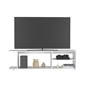 Mesa para TV Wood, Blanco Duqueza, Para Televisor Hasta 70 Pulgadas