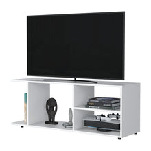 Mesa para TV Wood, Blanco Duqueza, Para Televisor Hasta 50 Pulgadas