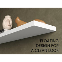 Repisa Flotante Shelf 120, Blanco X2 Unidades ZF