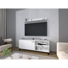 Mesa Para Tv Bryce, Blanco Duqueza, Para Televisor Hasta 60 Pulgadas ZF