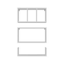 Repisa Trego, Blanco Duqueza, con espacio para ubicar objetos decorativos ZF