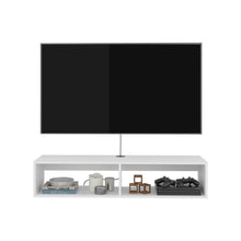 Mesa Para Tv Flotante Rocky, Kronos Blanco, Apto pata TV de hasta 55" ZF