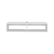 Mesa Para Tv Flotante Rocky, Kronos Blanco, Apto pata TV de hasta 55" ZF