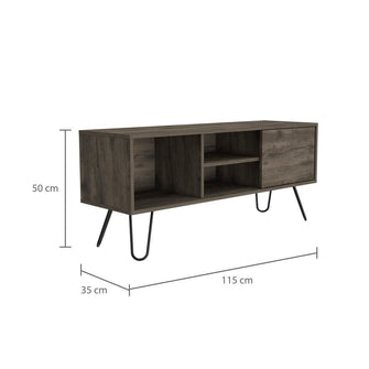 Mesa Para Tv Rony, Nogal, con Espacio Para Televisor de Hasta 50 Pulgadas ZF