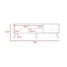 Mesa Para Tv Telmo, Nogal, con Espacio Para Tv Hasta de 75 Pulgadas ZF