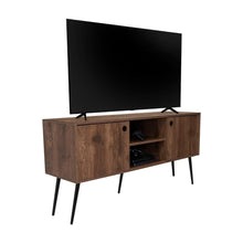 Mesa Para Tv Valencia, Nogal, Con Espacio Para Tv de Hasta 60 Pulgadas