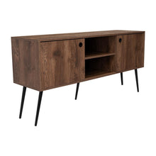 Mesa Para Tv Valencia, Nogal, Con Espacio Para Tv de Hasta 60 Pulgadas