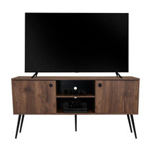 Mesa Para Tv Valencia, Nogal, Con Espacio Para Tv de Hasta 60 Pulgadas