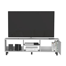 Mesa Para Tv Tunez, Blanco Duqueza, Para Televisor Hasta 70 Pulgadas