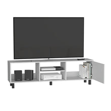 Mesa Para Tv Tunez, Blanco Duqueza, Para Televisor Hasta 70 Pulgadas