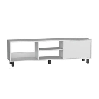 Mesa Para Tv Tunez, Blanco Duqueza, Para Televisor Hasta 70 Pulgadas