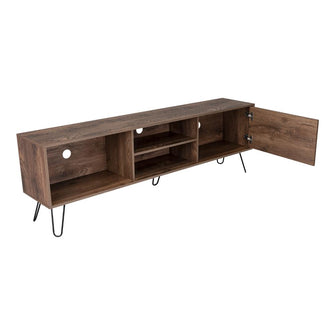 Mesa Para Tv Rony, Nogal, con Espacio Para Televisor de Hasta 75 Pulgadas