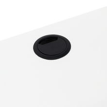 Mesa para TV Flotante Gleid, Blanco, con Dos Puertas Abatibles