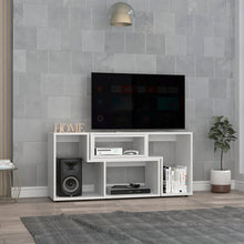 Mesa Para Tv Ascher, Blanco Duqueza, con Espacio Para Televisor de Hasta 50 Pulgadas