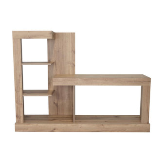 Mesa Para Tv Samir, Café Claro, con Espacio Para Televisor de Hasta 55 Pulgadas