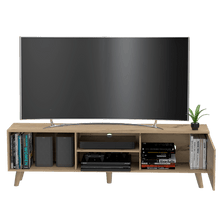 Mesa Para Tv Viena, Café Claro, Para Televisor de 70 Pulgadas