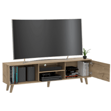 Mesa Para Tv Viena, Café Claro, Para Televisor de 70 Pulgadas