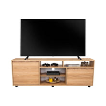 Mesa Para Tv Pino, Fresno Europeo, Para Televisor Hasta 65 Pulgadas