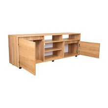 Mesa Para Tv Pino, Fresno Europeo, Para Televisor Hasta 65 Pulgadas