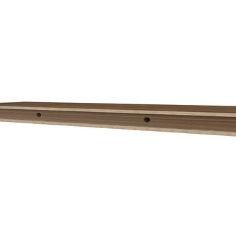 Repisa Flotante Maca X2, Castaño, con espacio para ubicar objetos ZF SOLO HAY 1 UNIDAD Y ESTA AVERIADA