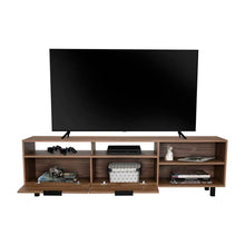 Mesa Para Tv Morelia, Castaño, con Espacio Para Televisor de Hasta 75 Pulgadas