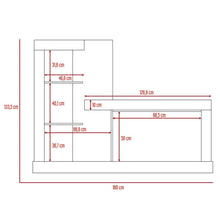 Mesa Para Tv Samir, Castaño, con Espacio Para Televisor de Hasta 55 Pulgadas