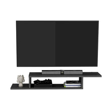 Mesa Para Tv Flotante Dilix, Gris, con superficie para objetos decorativos