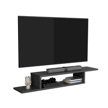 Mesa Para Tv Flotante Dilix, Gris, con superficie para objetos decorativos