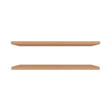 Repisa Flotante Shelf 120, Macadamia, con espacio para colocar objetos decorativos X2 unidades ZF