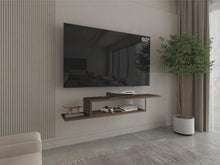 Mesa Para Tv Flotante Dilix, Milan, con superficie para objetos decorativos