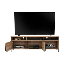 Mesa Para Tv Ame, Fresno Europeo, con Espacio Para Televisor de Hasta 65 Pulgadas