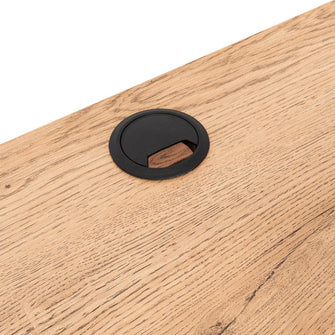 Mesa Para Tv Flotante Gleid, Macadamia, con Dos Puertas Abatibles sin inv