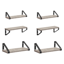 Set de 3 Repisas Shelf, Marrón Rustico X2