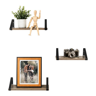 Set de 3 Repisas Shelf, Marrón Rustico
