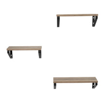 Set de 3 Repisas Shelf, Marrón Rustico