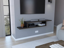 Mesa Para Tv Flotante Dilix, Negro Fantasía, con superficie para objetos decorativos