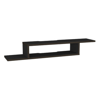 Mesa Para Tv Flotante Dilix, Negro Fantasía, con superficie para objetos decorativos