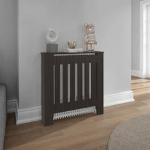 Cubierta para Radiador Linn, Kronos Nogal, con Espacio para Colocar Objetos Decorativos ZF