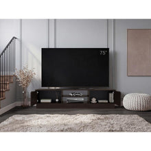 Mesa Para Tv Caobe, Kronos Nogal, Para Televisor de Hasta 75 Pulgadas con cuatro puertas ZF
