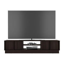 Mesa Para Tv Caobe, Kronos Nogal, Para Televisor de Hasta 75 Pulgadas con cuatro puertas ZF