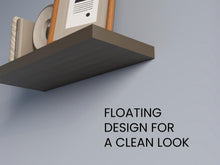 Repisa Flotante Maca X2, Canela, con espacio para ubicar objetos ZF