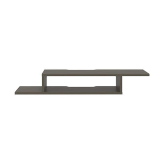 Mesa Para Tv Flotante Dilix, Canela, con superficie para objetos decorativos