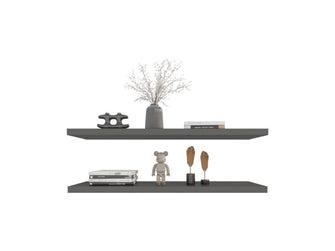 Repisa Flotante Shelf 120, Plata Oscuro X2 Unidades ZF