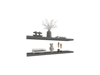 Repisa Flotante Shelf 120, Plata Oscuro X2 Unidades ZF