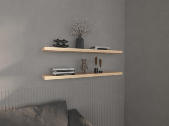 Repisa Flotante Shelf 120, Beige X2 Unidades ZF